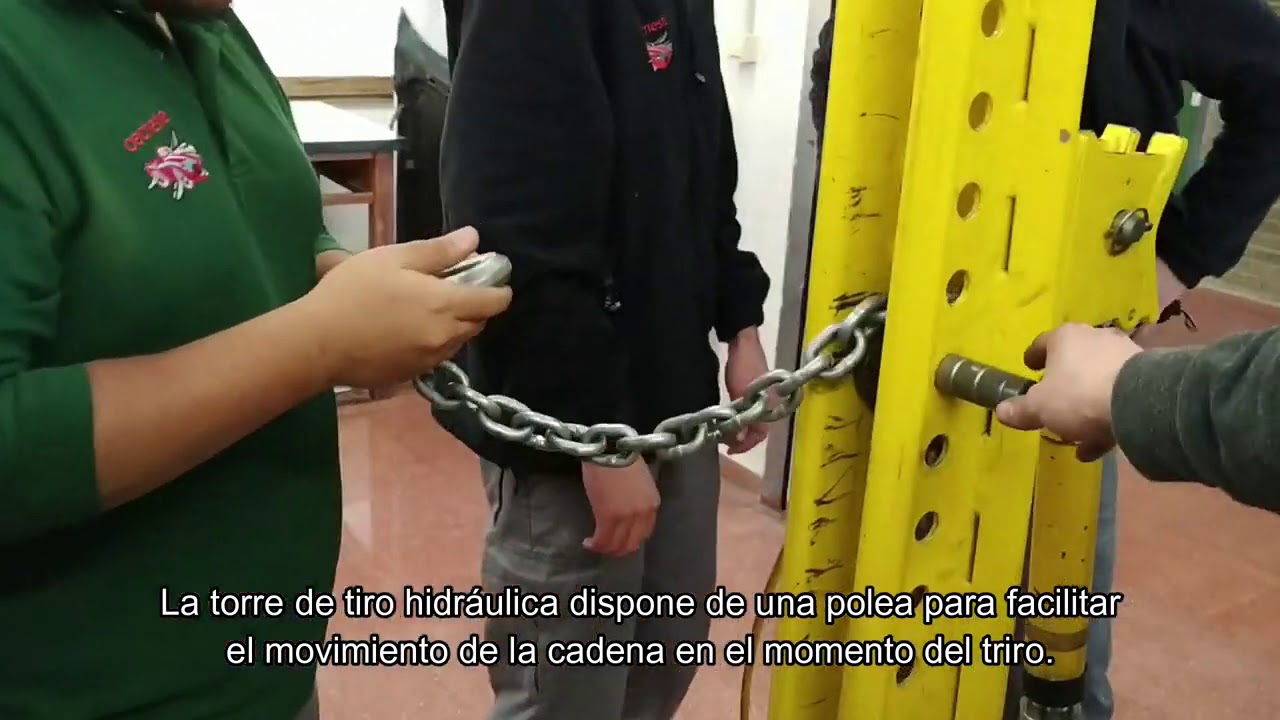 Colocación vehículo en bancada y realización de tiro