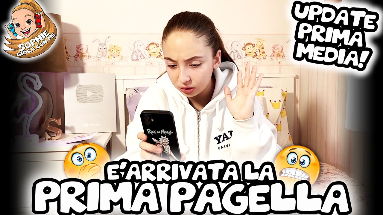 😱 UPDATE SCUOLA : LA MIA PRIMA PAGELLA DELLE MEDIE 😱😱😱