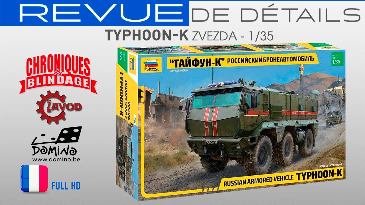 💥REVUE DE DÉTAILS🇫🇷🇧🇪💥- Typhoon-K de Zvezda au 1/35