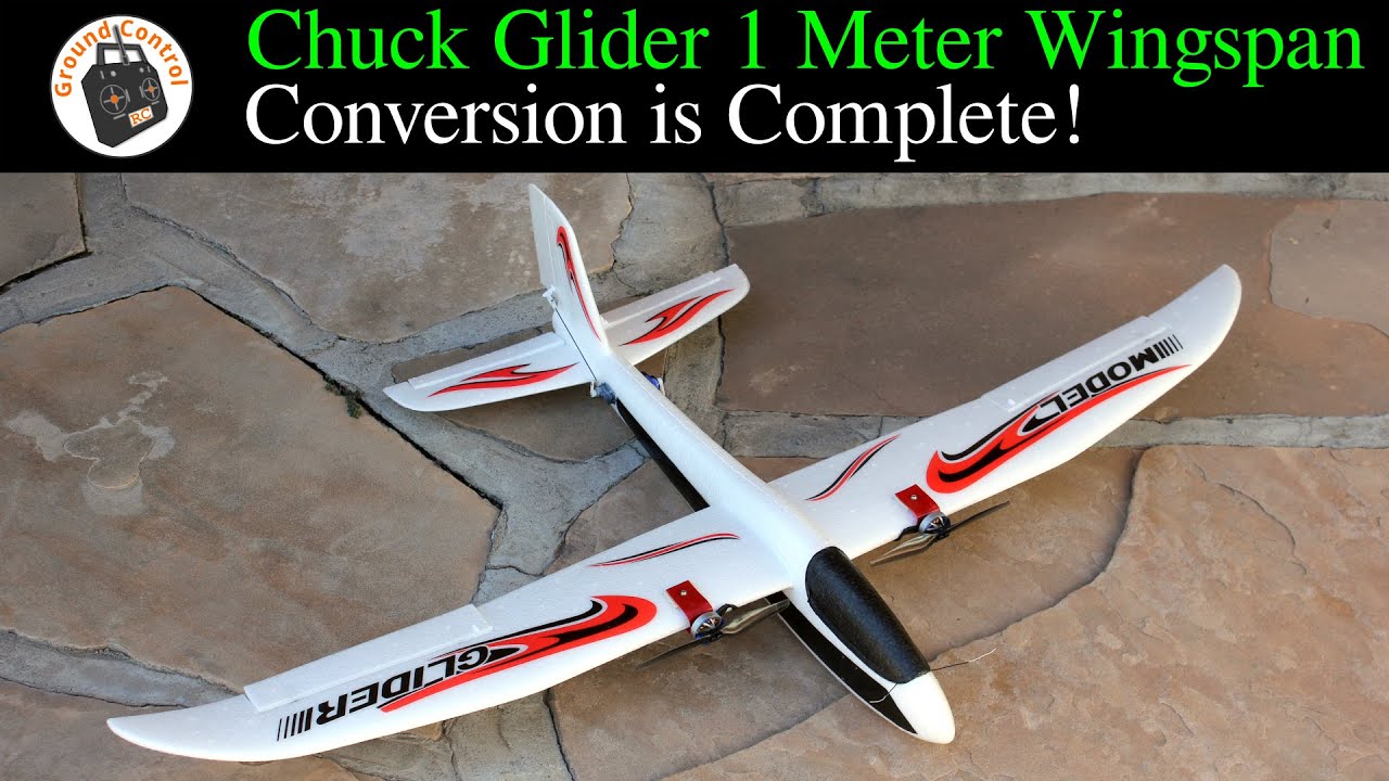 Issues & Changes on the Conversion - Chuck Glider 1 Meter Wingspan EPP - RC Conversion is Complete!