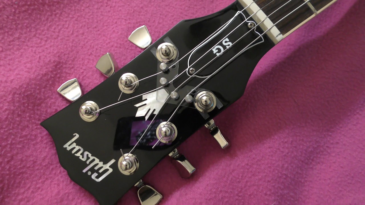 String Butler Install on 2016 Gibson SG Standard T plus String Change