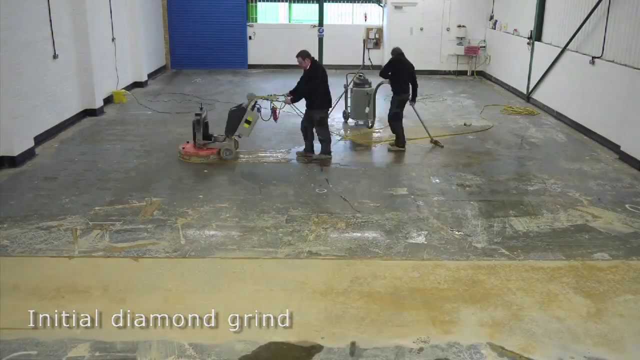 Concrete polishing