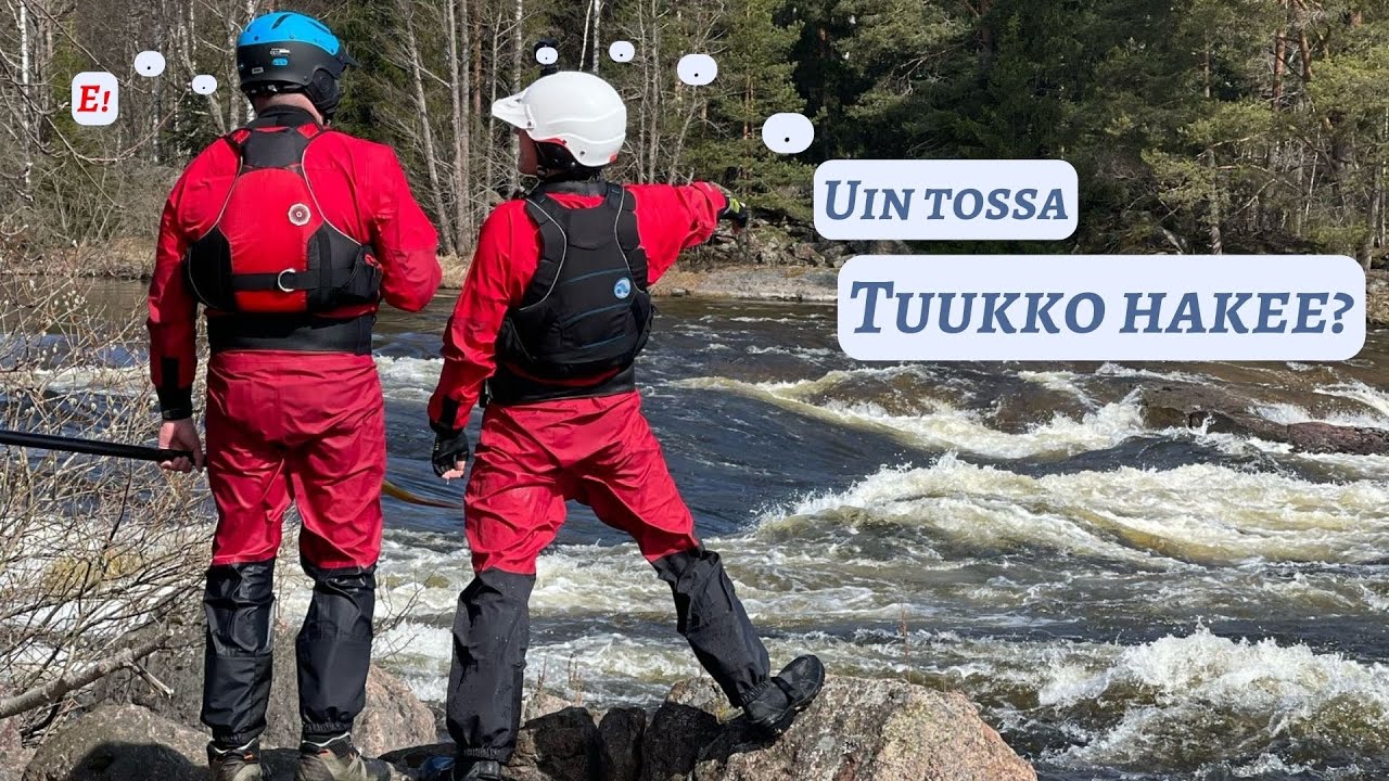 Kymisessari miten tää koskenlasku taas menikään - Packrafting
