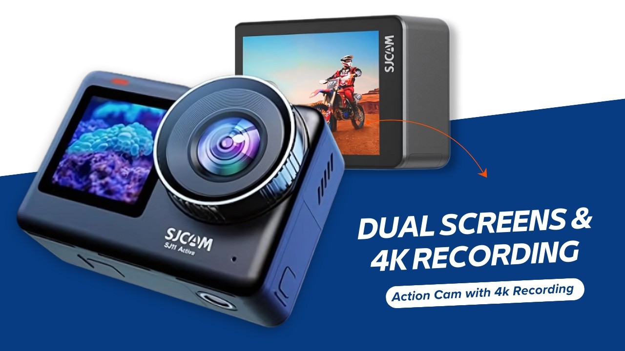 A Decent Action Cam with Dual Screens & 4K Recording: SJCAM SJ11 Active