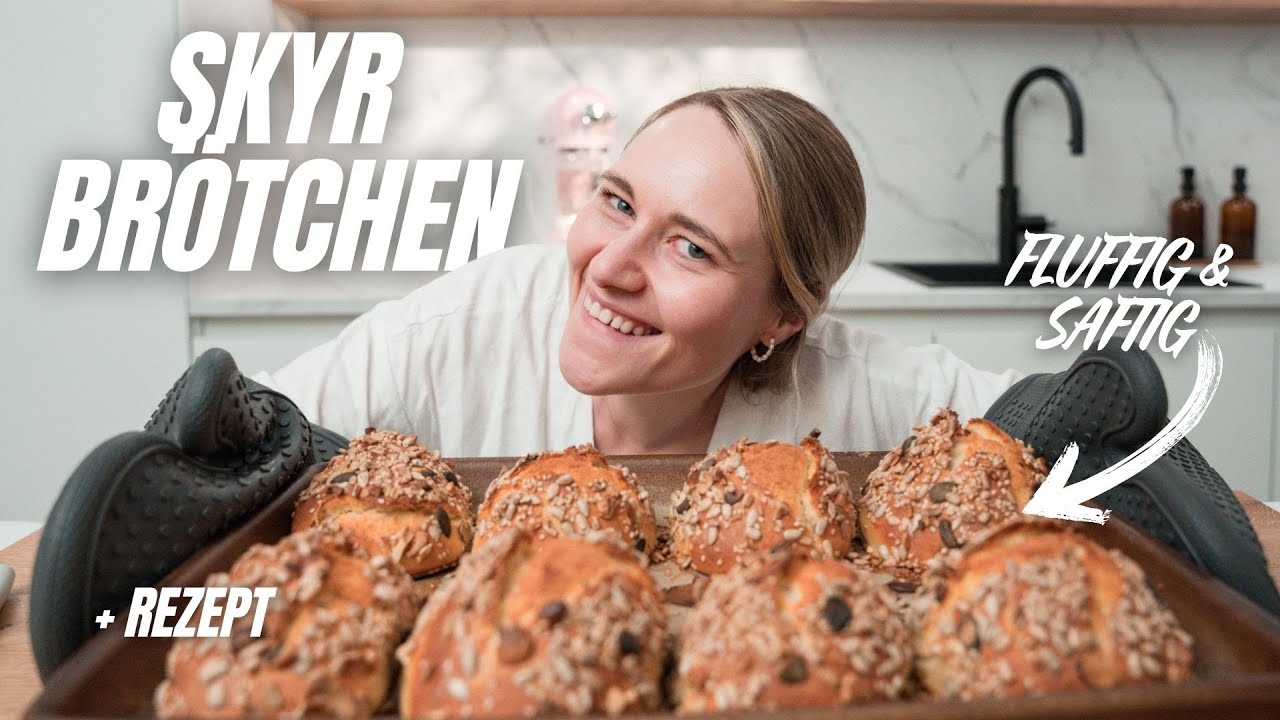 🍞 Diese Skyr Br&ouml;tchen wirst du lieben &ndash; Proteinreich & Schnell gemacht! 💪✨
