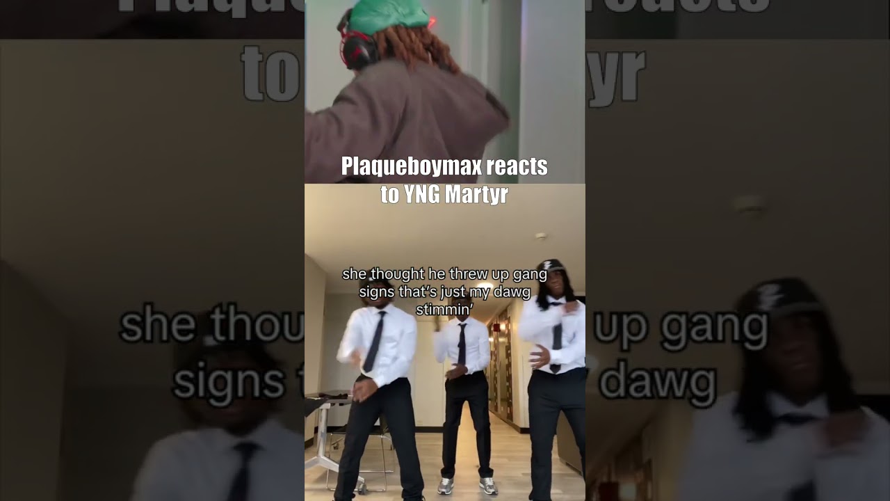 Plaqueboymax reacts to YNG Martyr #undergroundrap #undergroup
