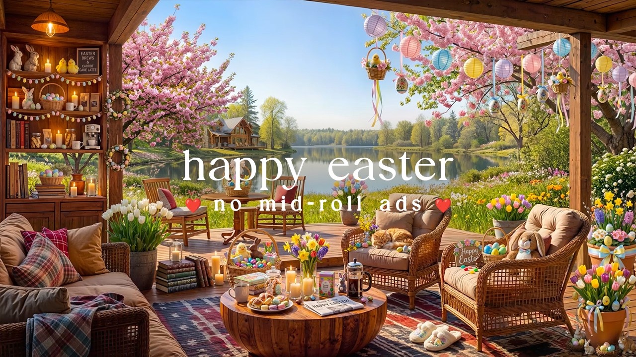 🐣 Happy Easter Jazz (NO MID-ROLL ADS) &ndash; Bright Piano Ambience for Relaxation & Spring Joy