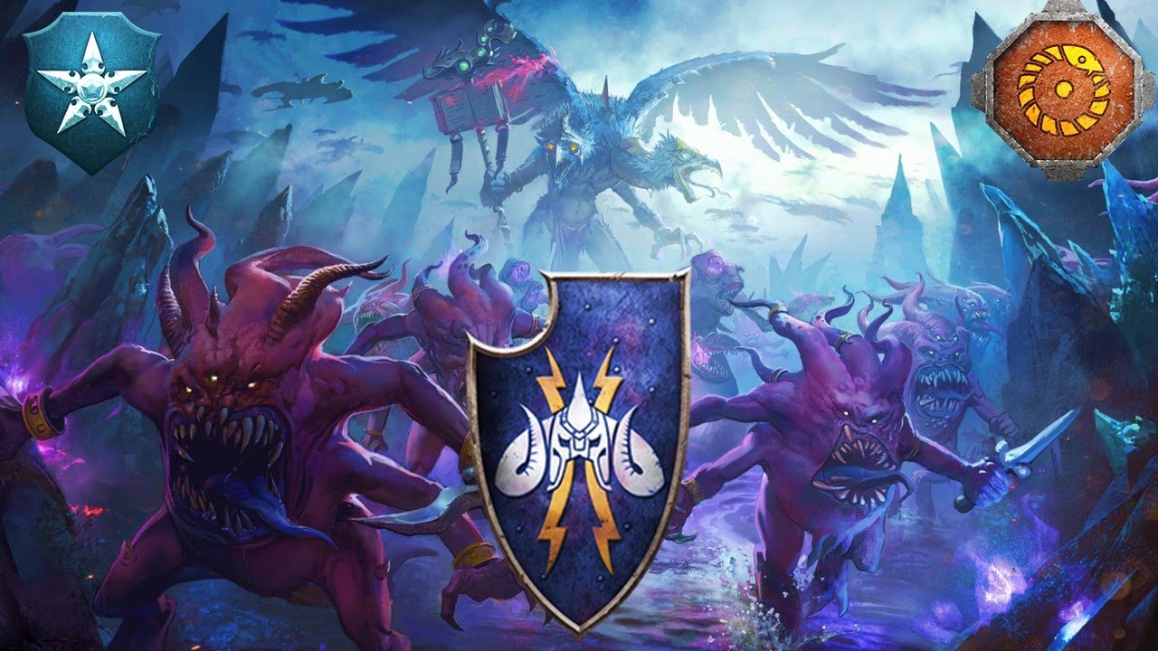 Kholek Goes GOD MODE - Epic Chaos vs. Order 2v2 in the Realm of Tzeentch - Total War Warhammer 3