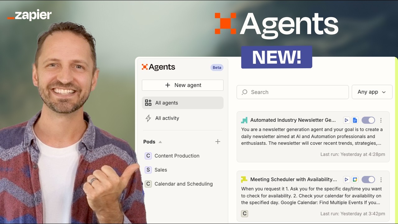 Агенты Zapier: AI-автоматизация за пределами обычного чата!