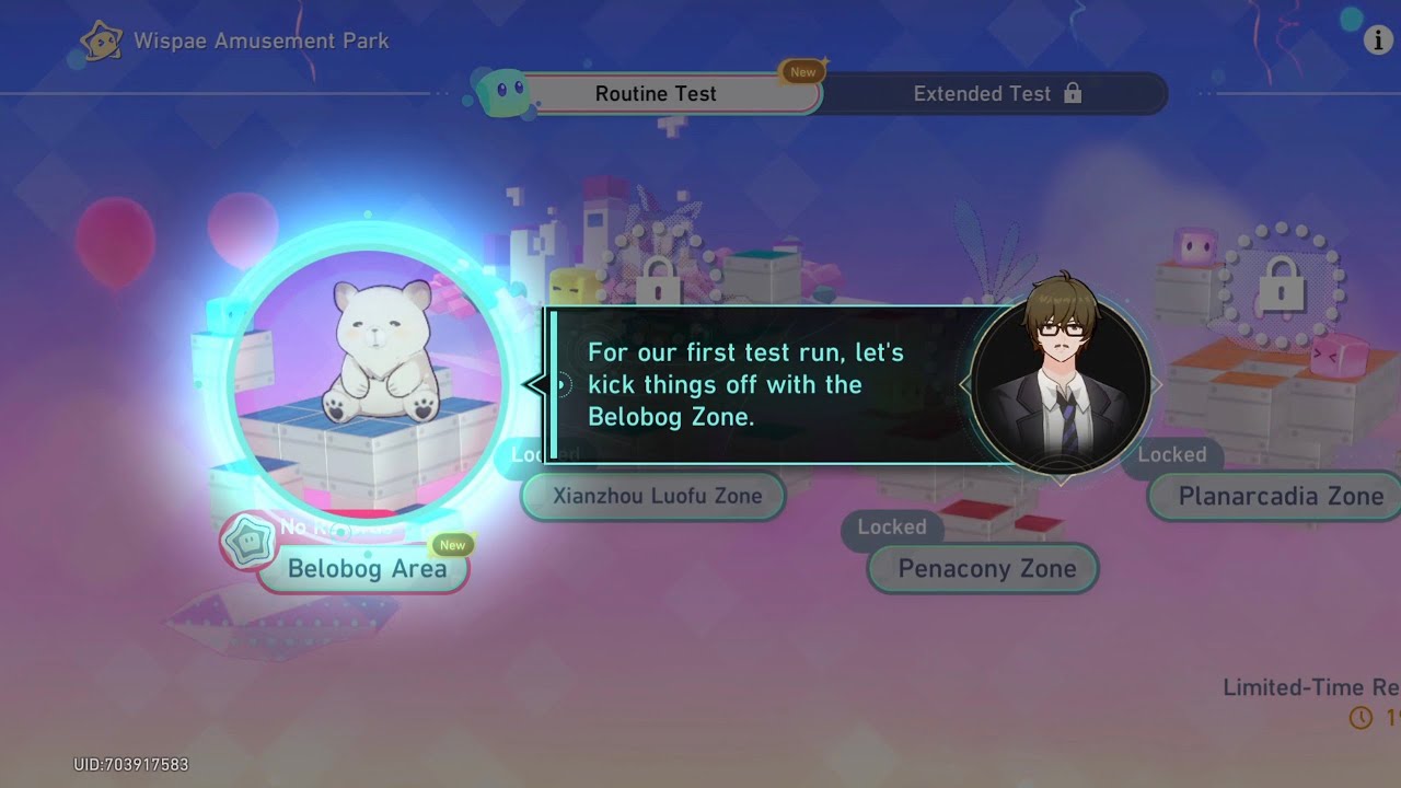 Wispae Amusement Park Belobog Area Game Play Best Record 34095 #honkaistarrail 