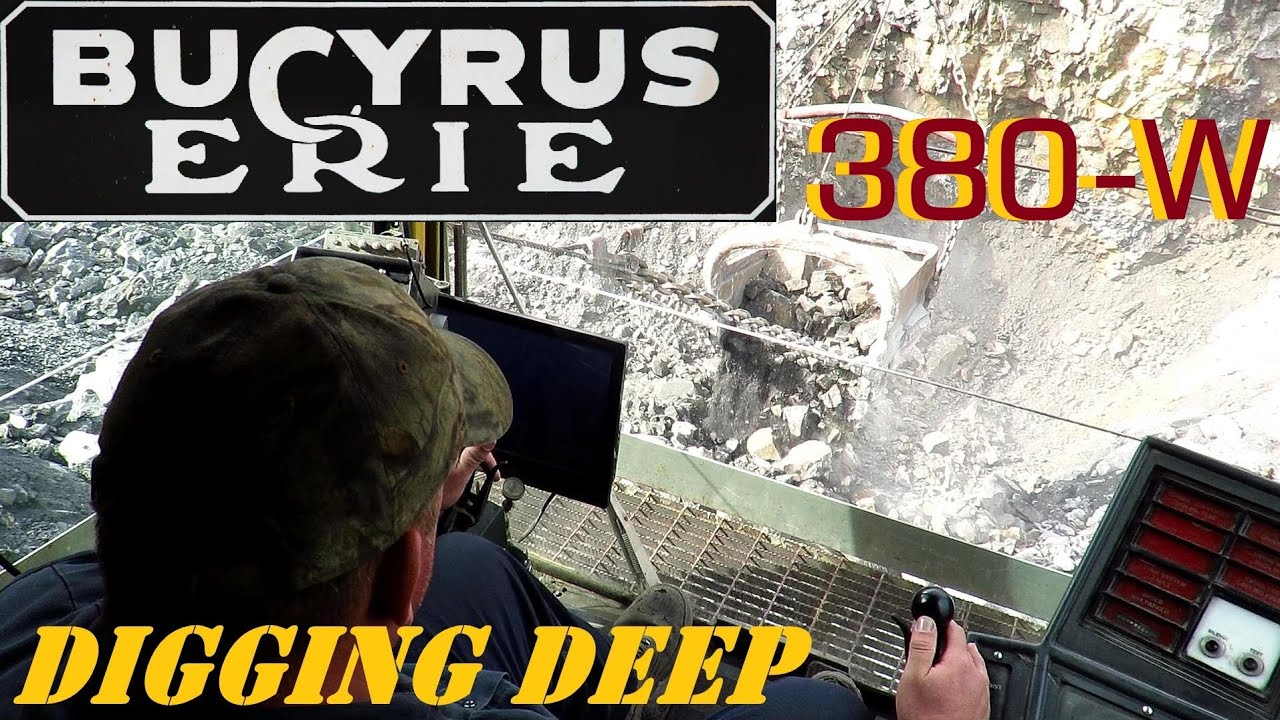 Dragline In Cab Digging Deep