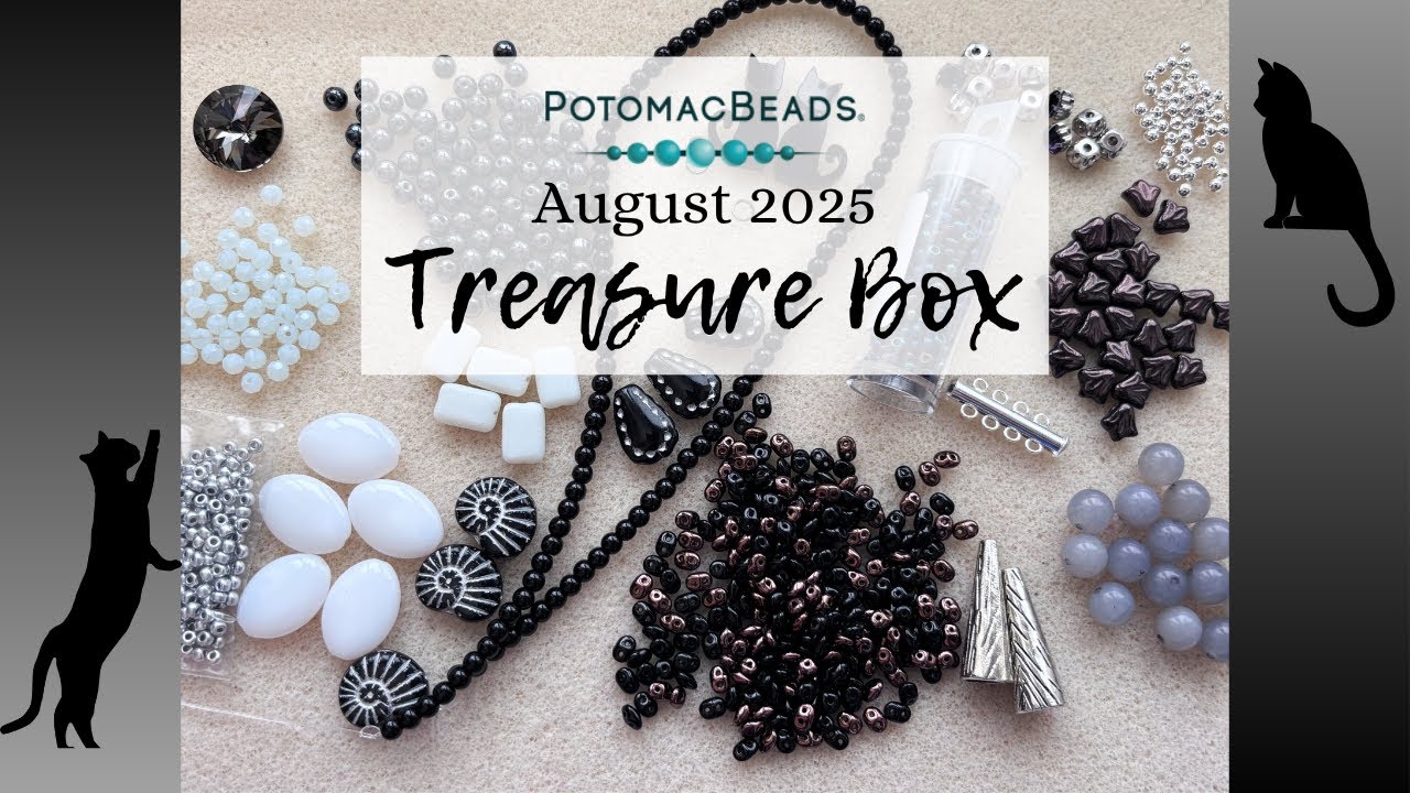 Purr & Polished | Potomac Beads August 2025 Treasure Box Unboxing