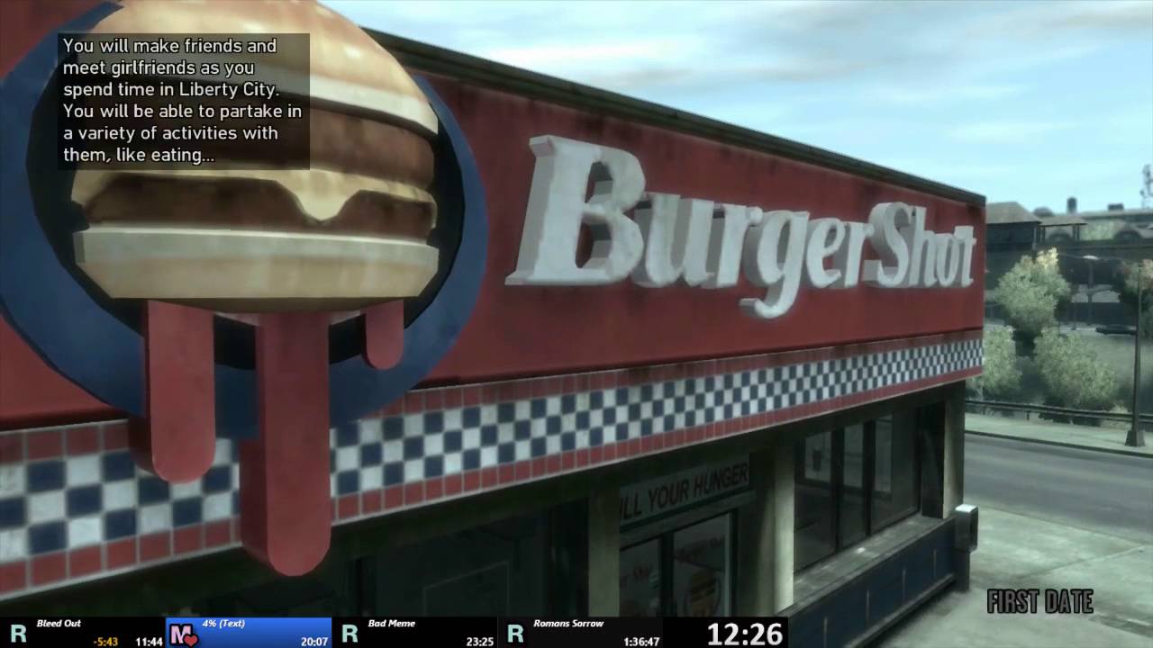 GTA IV Romans Sorrow Speedrun Tutorial (Console Edition)