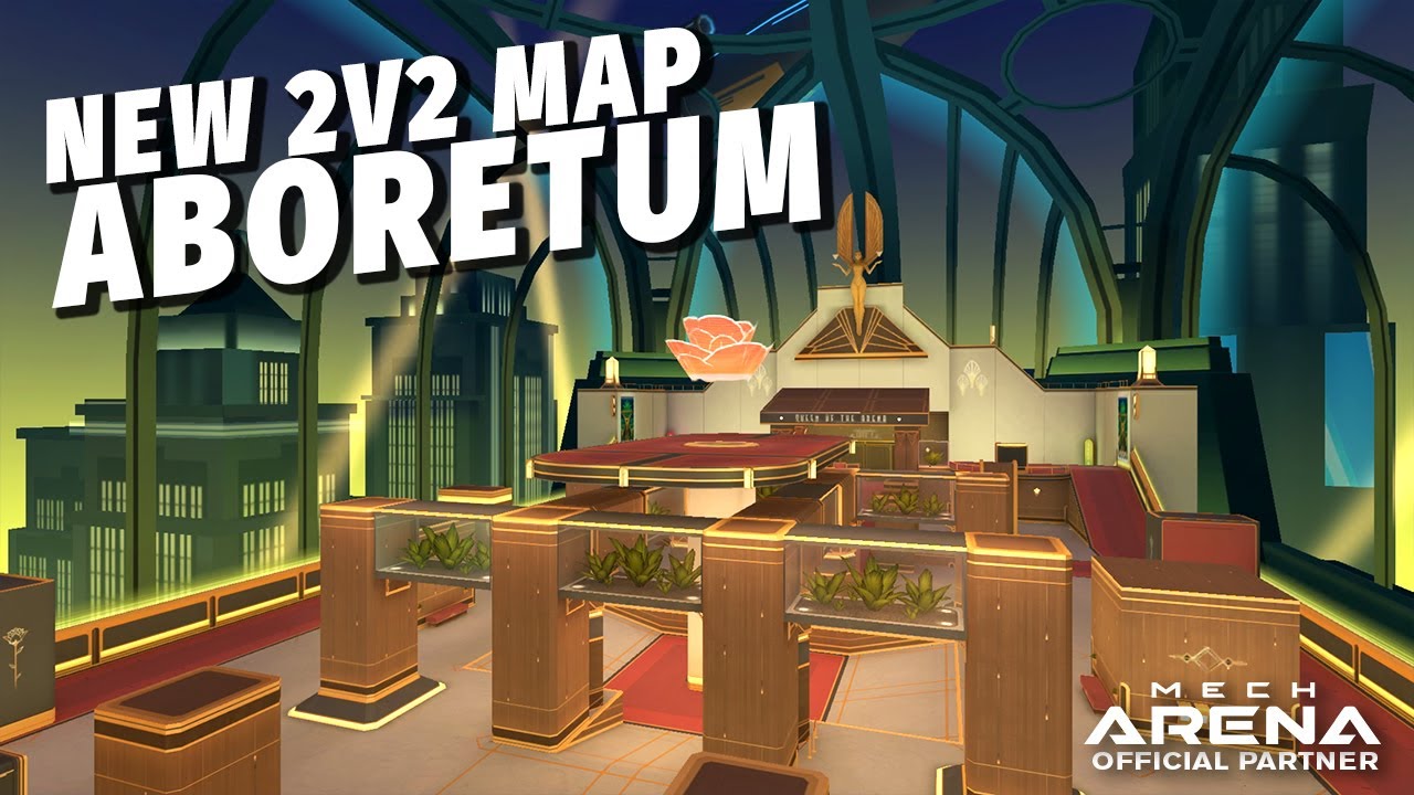 New 2v2 Map Aboretum First Look | Update 2.03 | Mech Arena