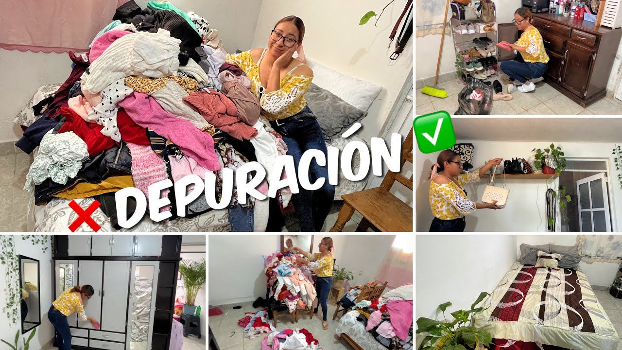 DEPURACIÓN EXTREMA ✅ EN MI HABITACIÓN 🛌clóset / bolsas 👜/ zapatos 👟 //cambios