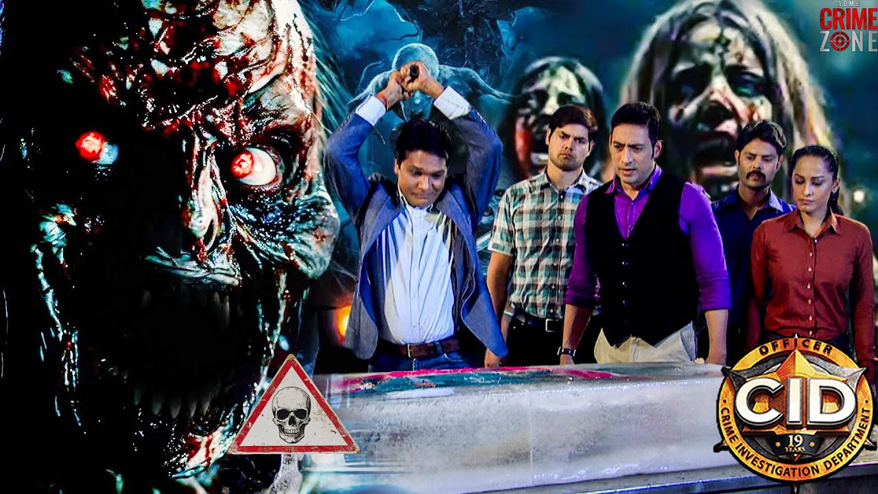 अभिजीत ने तोडा ऐसा बर्फ जिसके अंदर थी आत्मा की लाश |  CID | Ghost | Horror Episode #horror