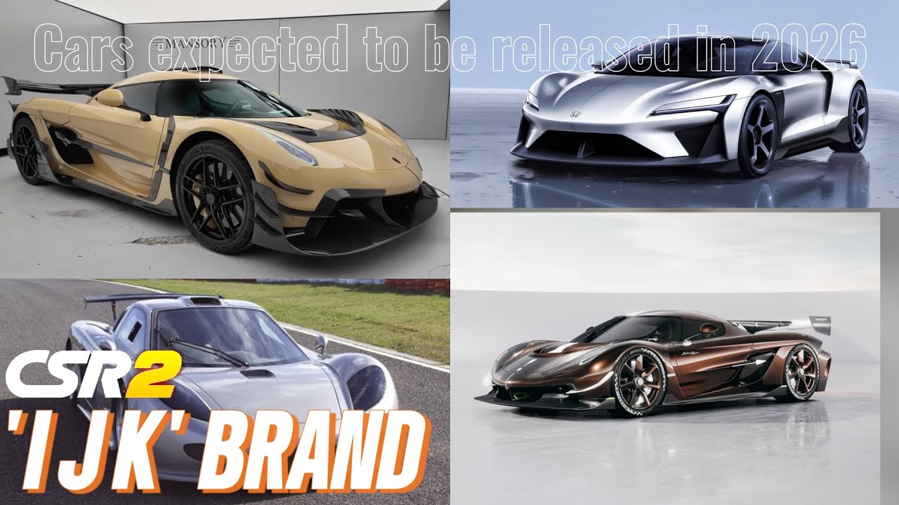CSR2 | Cars expected to be newly released in CSR2 in 2026 | Alphabet I,J,K Brand