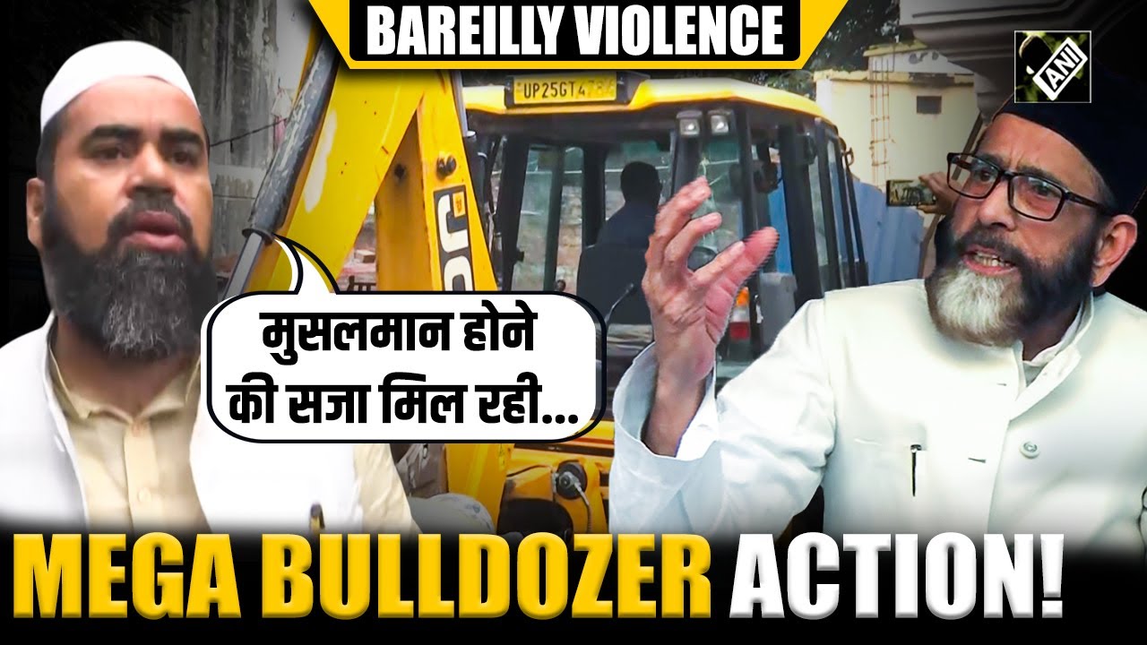 Bareilly protest row: UP police conducts demolition drive amid violent &lsquo;I Love Muhammad&rsquo; row