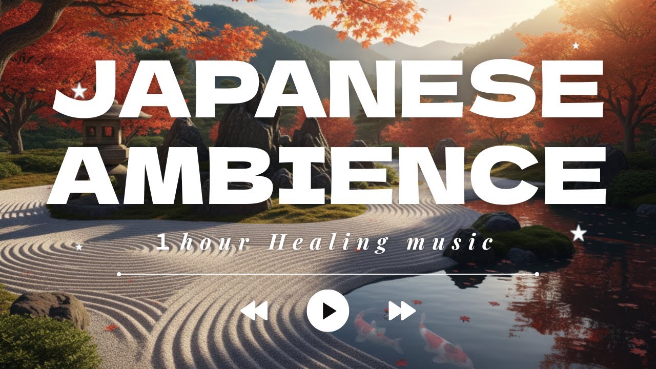 1 Hour Timeless Moss Garden Zen　Koto & Shakuhachi for Deepest Calm & Wabi-Sabi Meditation**