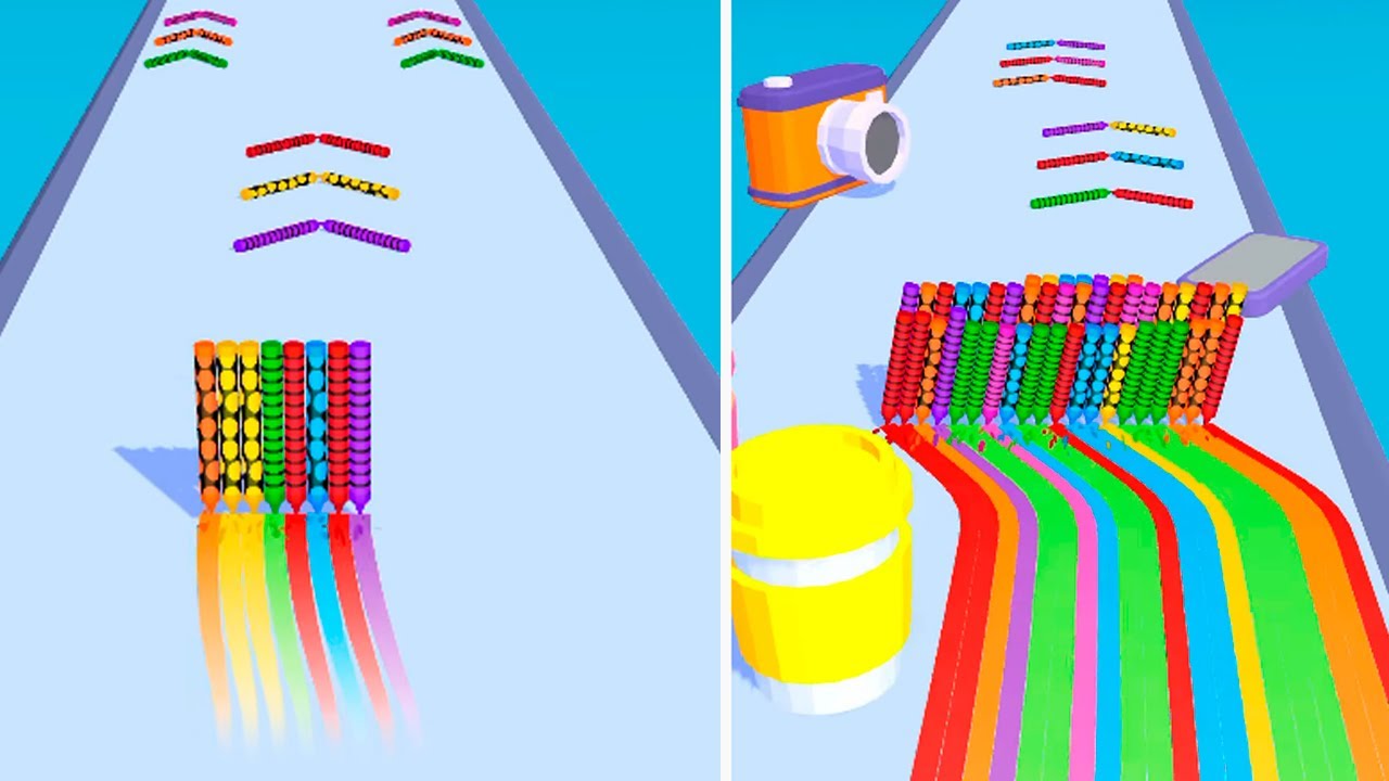 Pencil Rush 3D - All Levels Gameplay Android, iOS