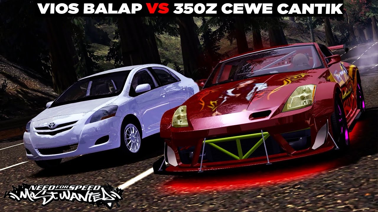 Mobil Vios Terlalu Kencang 🥶🥶 240kmh Modal Ganti Velg😅😅 NFS Most Wanted Mod Balap Liar ID