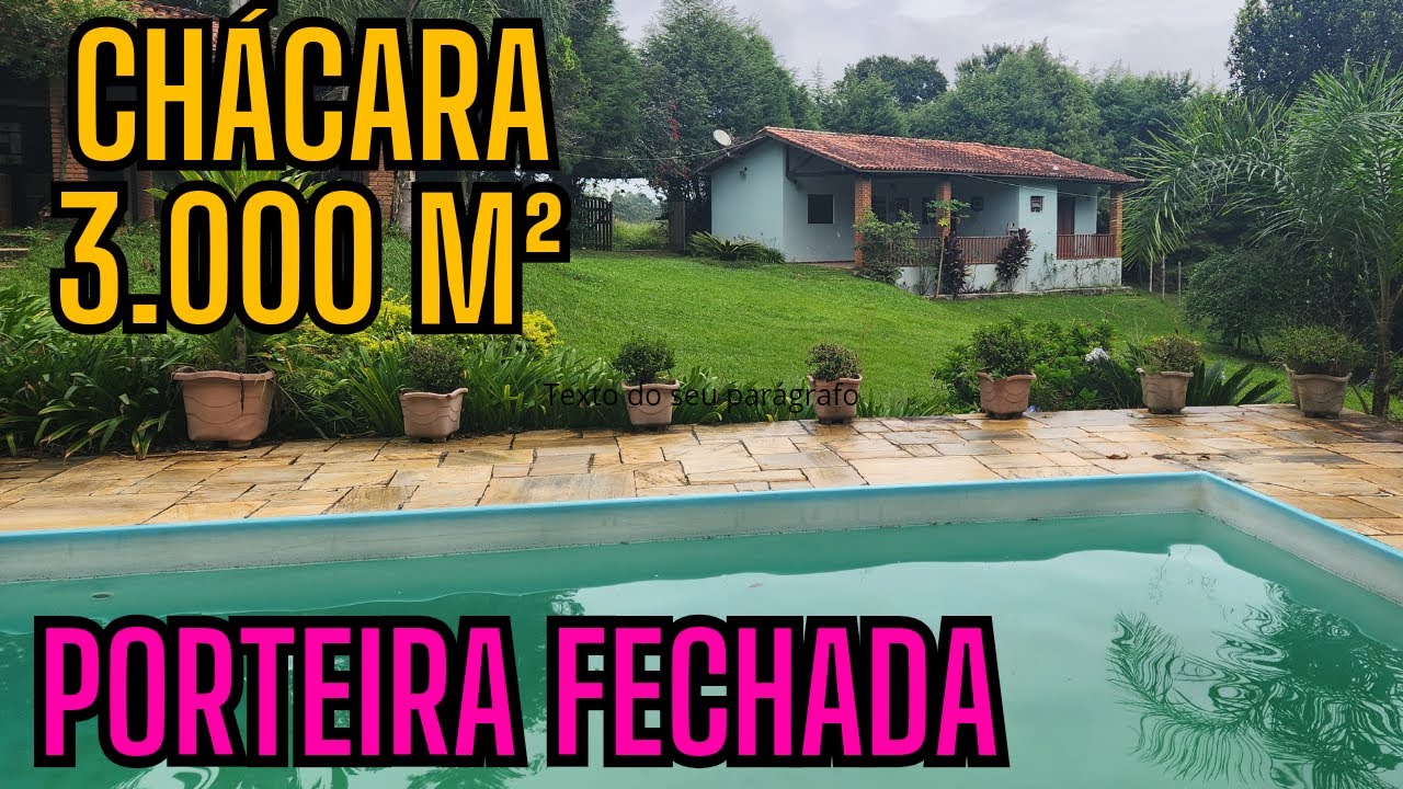 CHACARA A VENDA PORTEIRA FECHADA   375mil - PIEDADE-SP