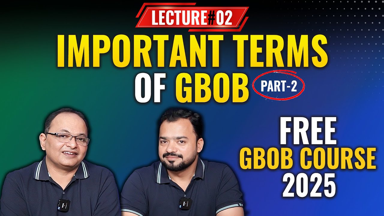 Important terms P2 | Free GBOB Course Lecture 2| Guest Posting Full Course by Shahzad Ahmad Mirza