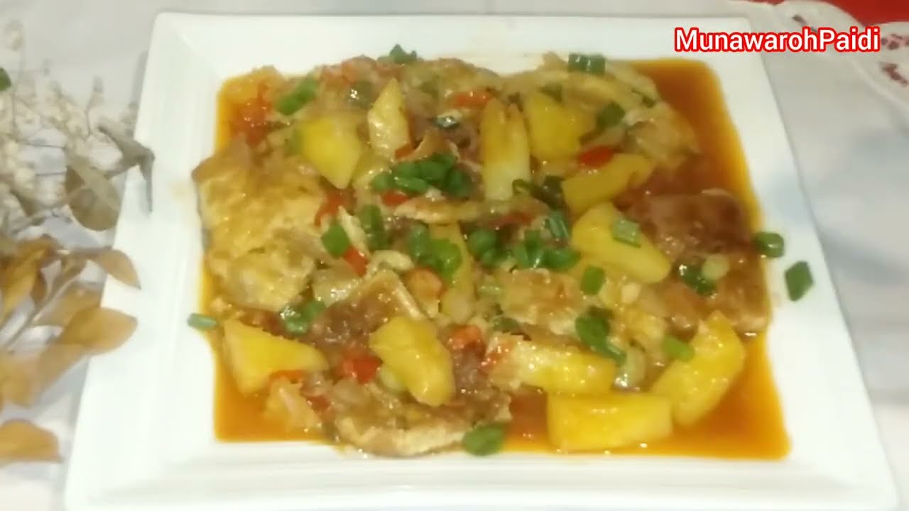 Resep Dadar Telur Saus Asam Manis Pedas ,Serasa Makan di Restoran...