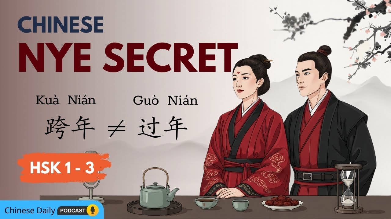 HSK 1-3 | Что китайцы делают 31 декабря? Узнайте всё о 