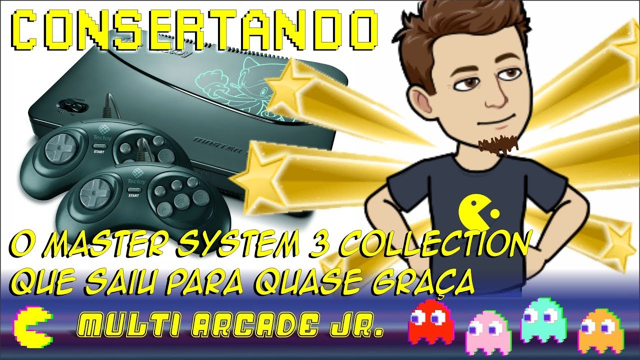 Consertando o Master System 3 Collection que saiu quase de graça
