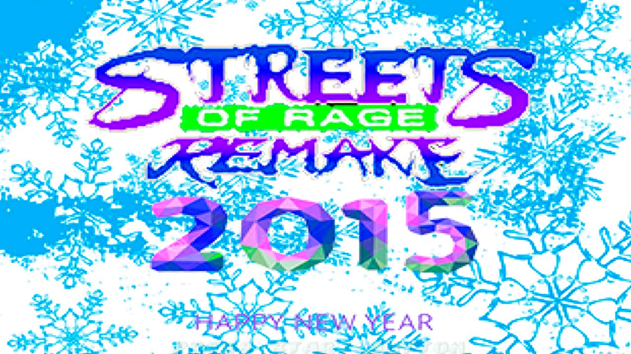 Streets of Rage Remake v5.1: Mod Christmas Party -  SOR 2015 HAPPY NEW YEAR (PC).
