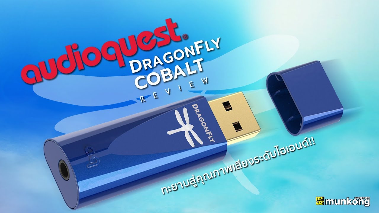 อัพเกรดเสียงสู่ไฮเอนด์ด้วย Audioquest Dragonfly Cobalt!