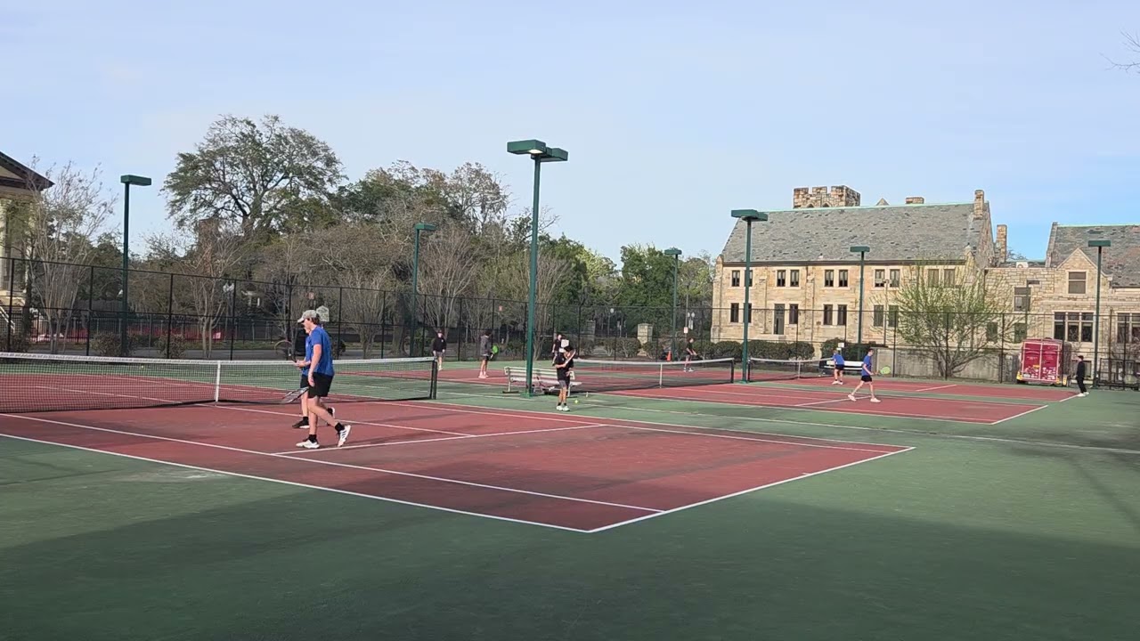 Laney High School vs New Hanover High School. In doubles 
