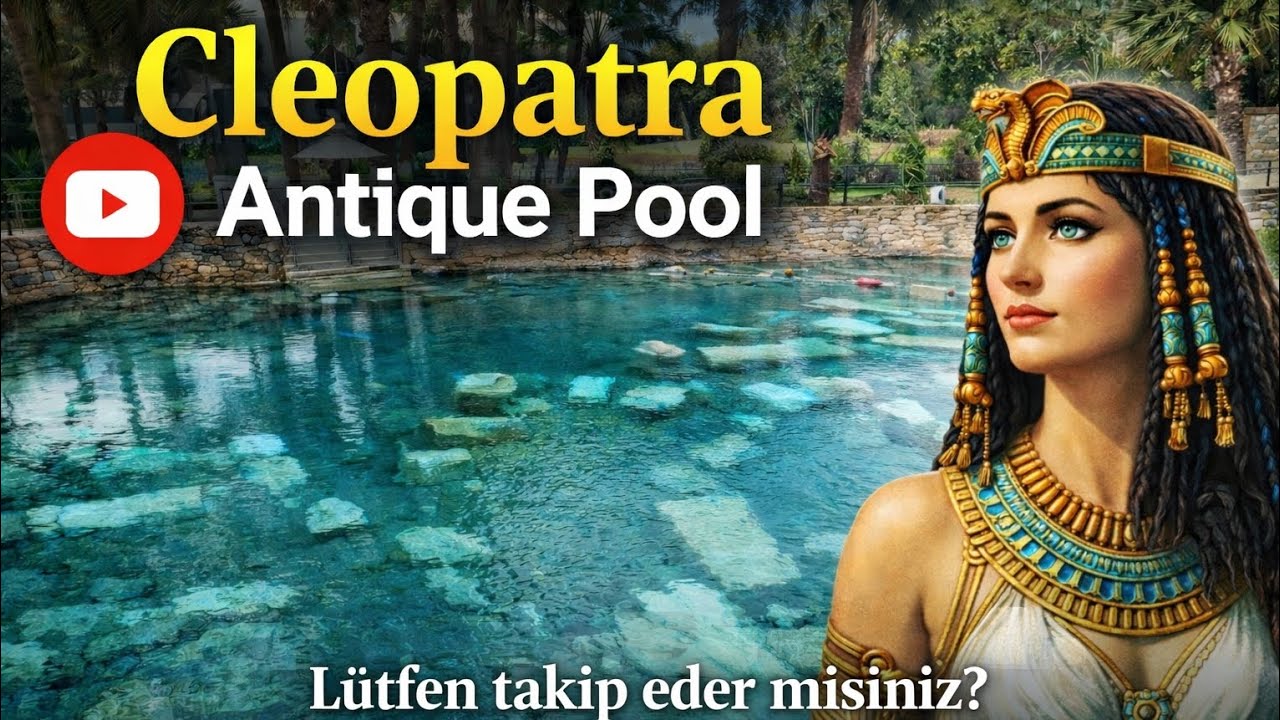 Cleopatra Antique Pool 🇹🇷 Swim in Ancient History at Pamukkale #CleopatraPool #CleopatraAntiquePool