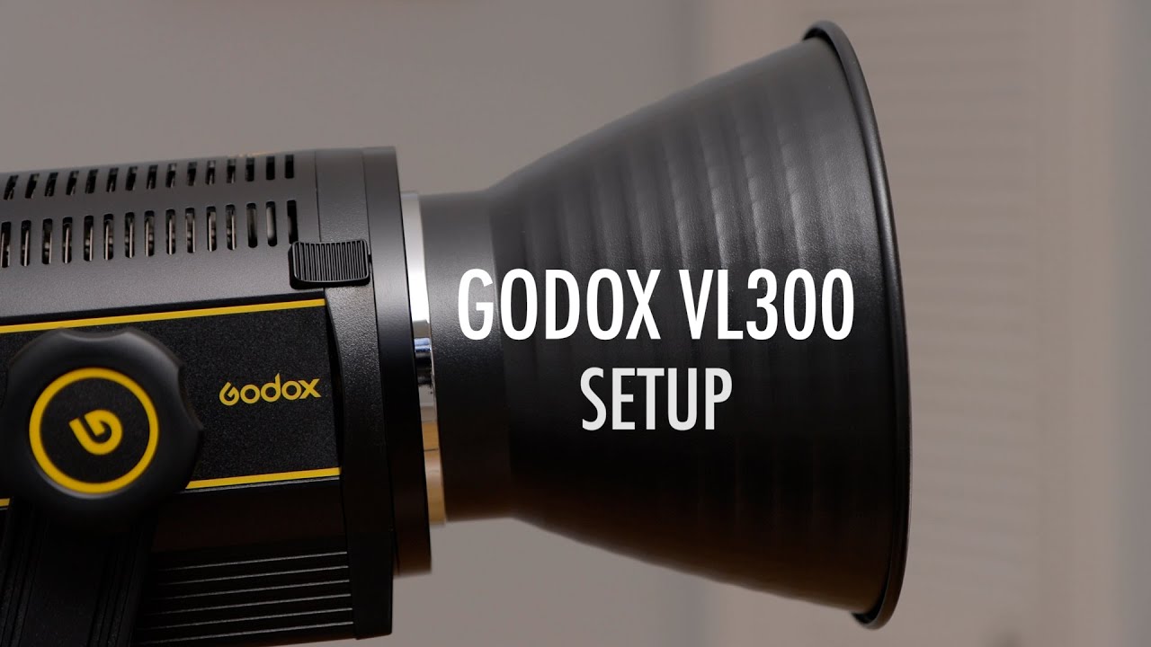 GODOX VL300 SETUP