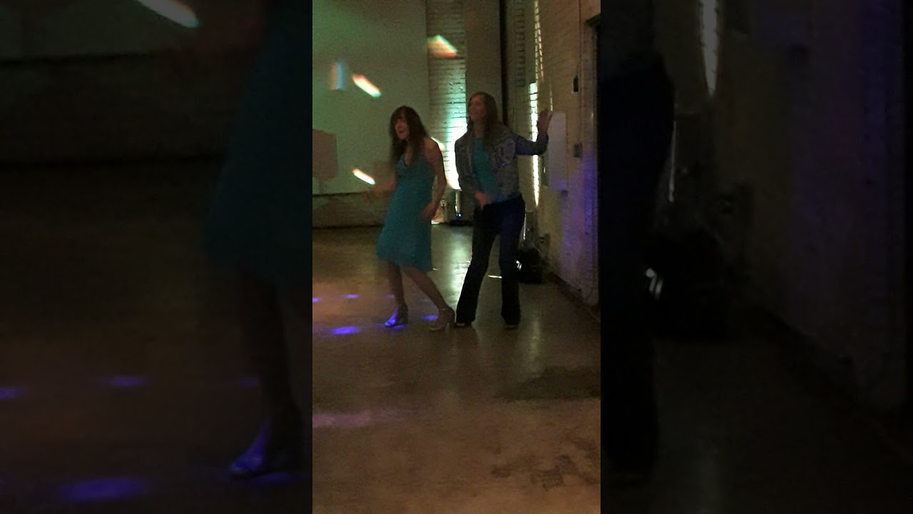 Elly and Carrie Dancing the Bump at Raise the Roof for Elly Woman at Zen