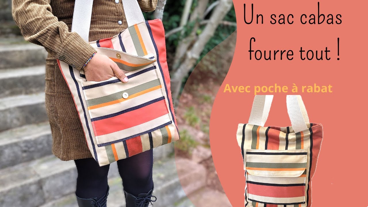 🧵TUTO COUTURE | Sac Fourre-Tout TOTE BAG avec fermeture éclair