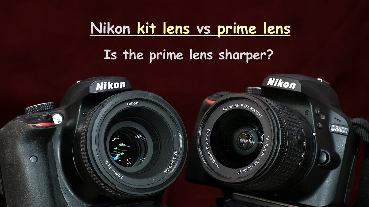 Nikon AF-P 18-55mm kit lens vs AF-S 50mm F/1-8G - lets compare their sharpness!