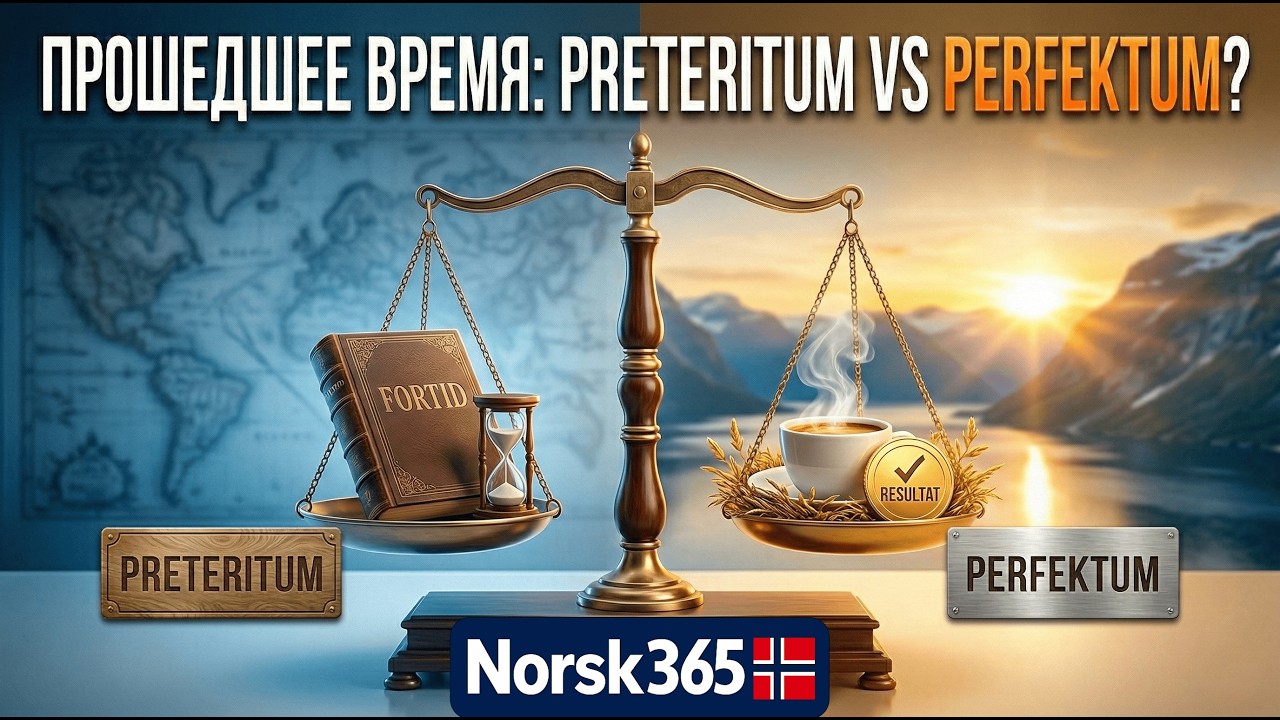 Preteritum или Perfektum? Перестаньте путать прошедшие времена! Slutt å blande fortidstidene!