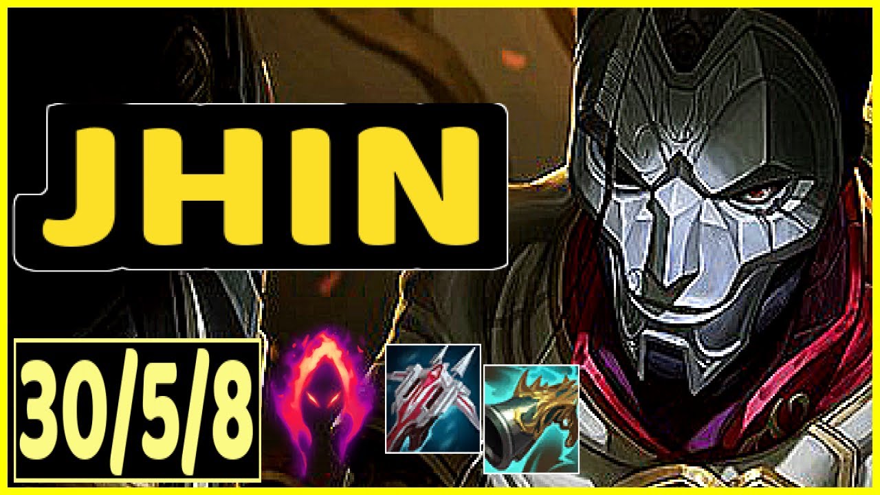 JHIN VS MISS FORTUNE - 30/5/8 KDA ADC GAMEPLAY