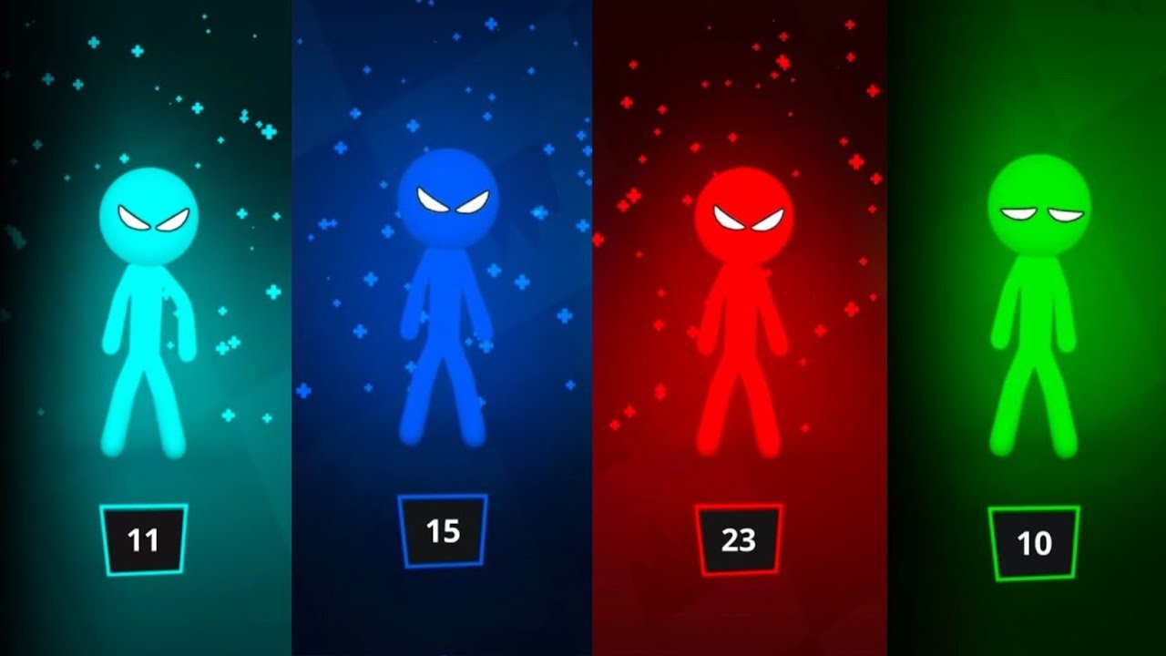 Stickman Party 1–4 Players Tournament Mode Multiplayer Madness