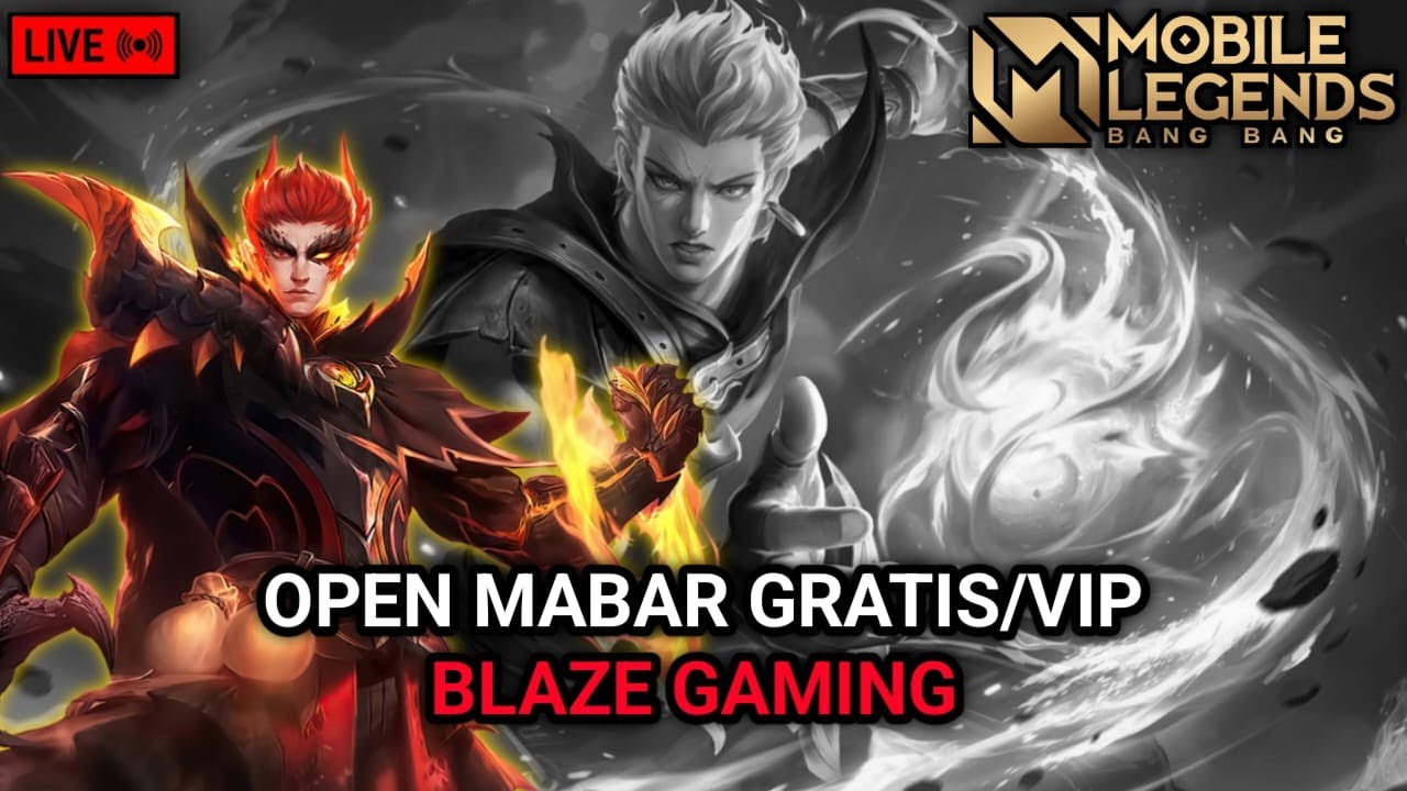LIVE MOBILE LEGENDS OPEN MABAR GRATIS PUSH RANK