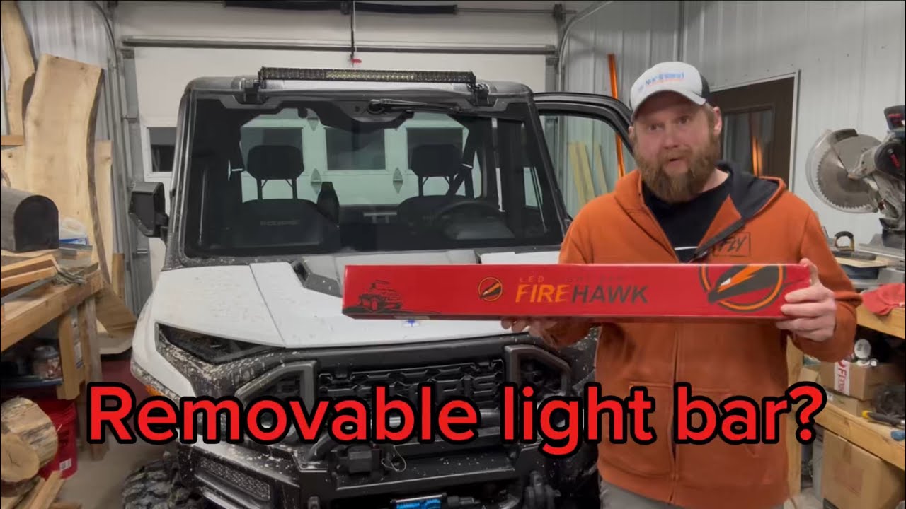 LED Light bar on a Polaris Ranger XD 1500