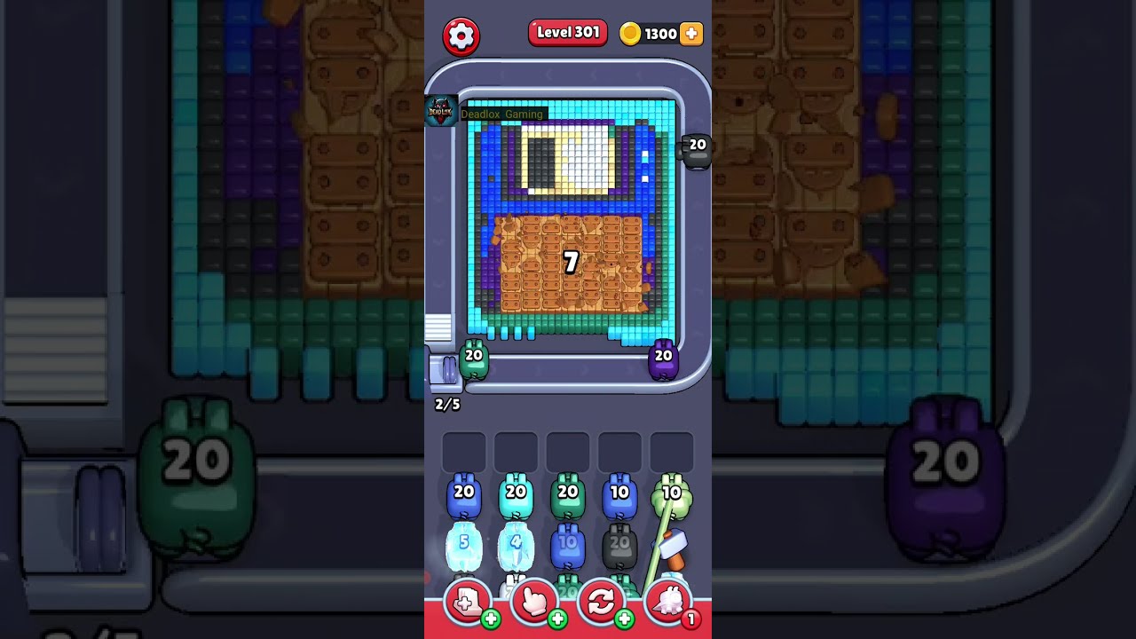 Pixel Flow Level 299. Walkthrough Gameplay 