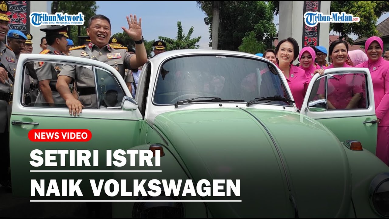 Komjen Agung Tinggalkan Polda Sumut dengan Mobil Volkswagen