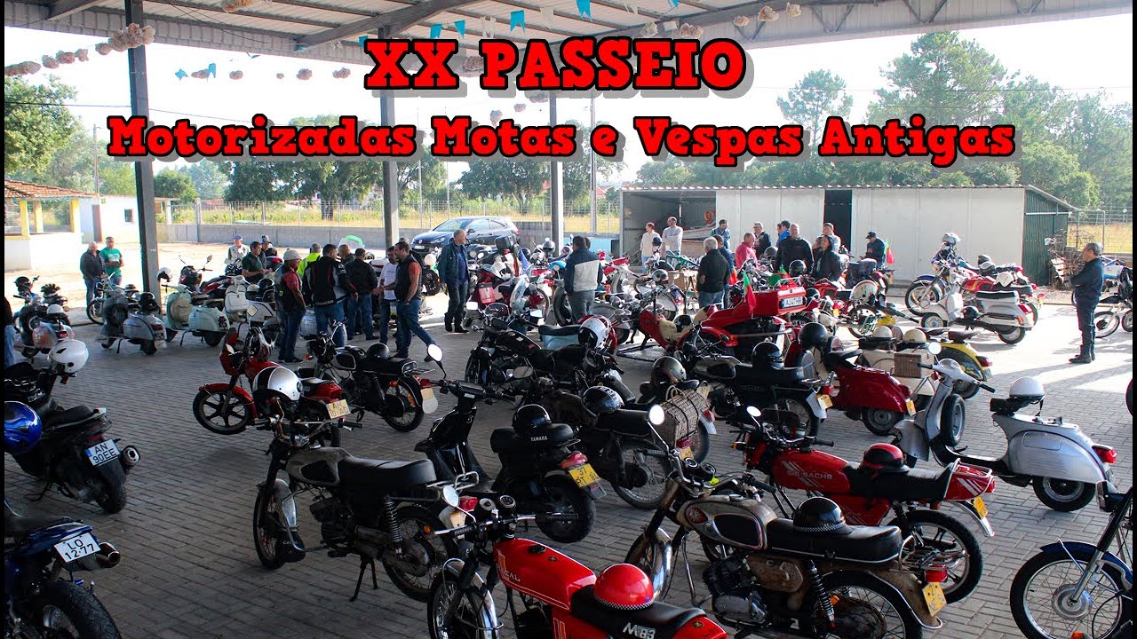 XX Passeio Motorizadas, Motas e Vespas Antigas | Liceia Portugal 2024