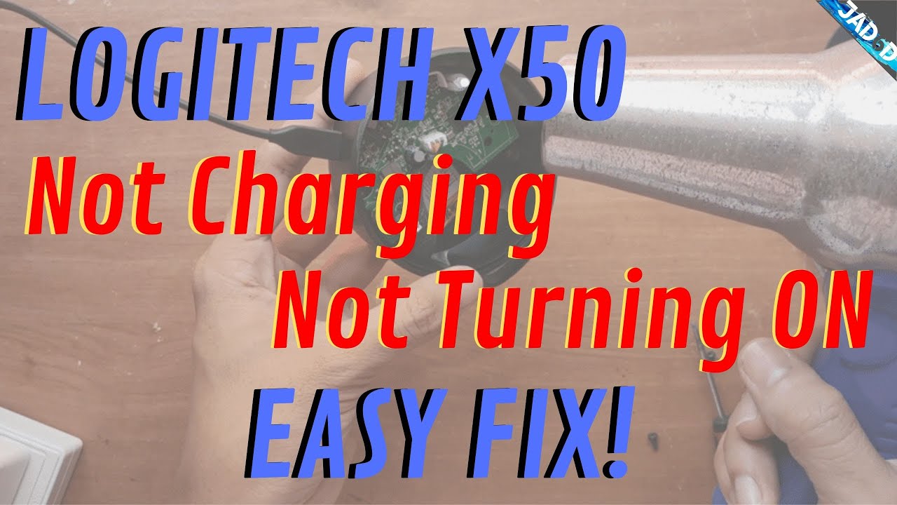 How to repair Logitech X50 Bluetooth speaker - not charging and not turning on