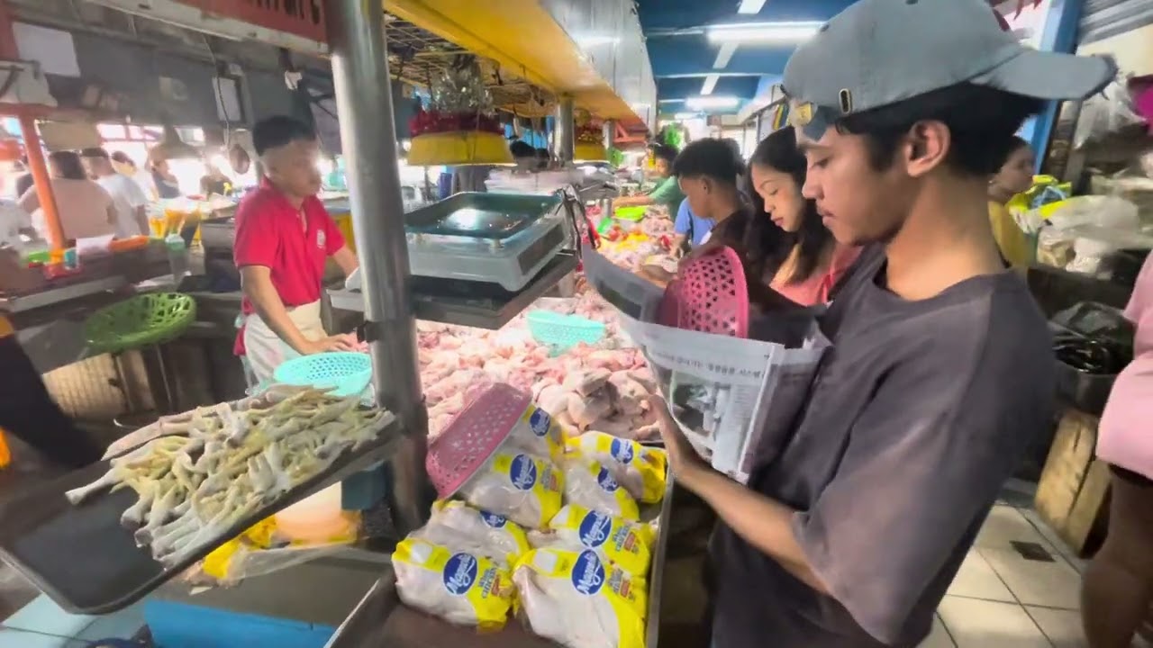 Open Air Food Market (Wet Market) in Lucban - Philippines 2024