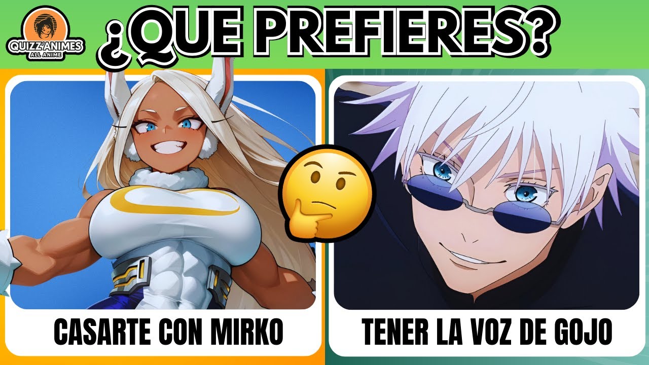 ¿QUE PREFIERES? EL RETO MÁS DIFÍCIL 😱 | ¡Version ANIME PARTE 2!