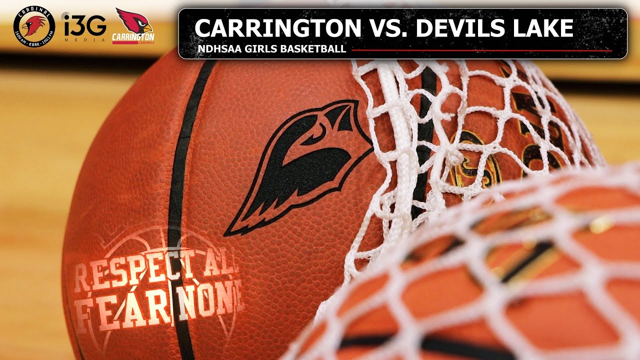 Carrington Cardinals Girls Basketball vs Devils Lake